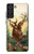 S2841 Vintage Reindeer Christmas Case For Samsung Galaxy S21 FE 5G
