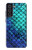 S3047 Green Mermaid Fish Scale Case For Samsung Galaxy S21 FE 5G
