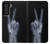 S3101 X-ray Peace Sign Fingers Case For Samsung Galaxy S21 FE 5G