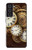 S3172 Gold Clock Live Case For Samsung Galaxy S21 FE 5G
