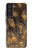 S3691 Gold Peacock Feather Case For Samsung Galaxy S21 FE 5G