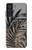 S3692 Gray Black Palm Leaves Case For Samsung Galaxy S21 FE 5G