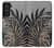 S3692 Gray Black Palm Leaves Case For Samsung Galaxy S21 FE 5G