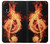 S0493 Music Note Burn Case For Samsung Galaxy Xcover 5