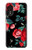S3112 Rose Floral Pattern Black Case For Samsung Galaxy Xcover 5 S3112 Rose Floral Pattern Black Case For Samsung Galaxy Xcover 5