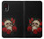 S3753 Dark Gothic Goth Skull Roses Case For Samsung Galaxy Xcover 5