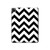 S1613 Chevron Zigzag Hard Case For iPad Pro 12.9 (2022, 2021, 2020, 2018), iPad Air 13 (2025, 2024)