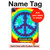 S1870 Tie Dye Peace Hard Case For iPad Pro 12.9 (2022, 2021, 2020, 2018), iPad Air 13 (2025, 2024)