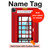 S2059 England British Telephone Box Minimalist Hard Case For iPad Pro 12.9 (2022, 2021, 2020, 2018), iPad Air 13 (2025, 2024)