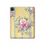 S2229 Vintage Flowers Hard Case For iPad Pro 12.9 (2022,2021,2020,2018, 3rd, 4th, 5th, 6th)