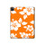 S2245 Hawaiian Hibiscus Orange Pattern Hard Case For iPad Pro 12.9 (2022,2021,2020,2018, 3rd, 4th, 5th, 6th)