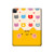 S2442 Cute Cat Cartoon Funny Hard Case For iPad Pro 12.9 (2022, 2021, 2020, 2018), iPad Air 13 (2025, 2024)