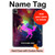 S2486 Rainbow Unicorn Nebula Space Hard Case For iPad Pro 12.9 (2022, 2021, 2020, 2018), iPad Air 13 (2025, 2024)