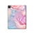 S3050 Vintage Pastel Flowers Hard Case For iPad Pro 12.9 (2022,2021,2020,2018, 3rd, 4th, 5th, 6th)