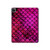 S3051 Pink Mermaid Fish Scale Hard Case For iPad Pro 12.9 (2022,2021,2020,2018, 3rd, 4th, 5th, 6th)