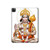 S3186 Lord Hanuman Chalisa Hindi Hindu Hard Case For iPad Pro 12.9 (2022, 2021, 2020, 2018), iPad Air 13 (2025, 2024)