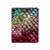 S3539 Mermaid Fish Scale Hard Case For iPad Pro 12.9 (2022,2021,2020,2018, 3rd, 4th, 5th, 6th)