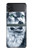 S0123 Grim White Wolf Case For Samsung Galaxy Z Flip 3 5G