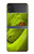 S0785 Green Snake Case For Samsung Galaxy Z Flip 3 5G