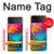 S1671 Rainbow Colorful Rose Case For Samsung Galaxy Z Flip 3 5G