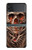 S1675 Skull Blood Tattoo Case For Samsung Galaxy Z Flip 3 5G