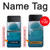 S1801 Beluga Whale Smile Whale Case For Samsung Galaxy Z Flip 3 5G
