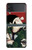S2498 Japan Art Toyohara Kunichika Case For Samsung Galaxy Z Flip 3 5G