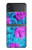 S2757 Monster Fur Skin Pattern Graphic Case For Samsung Galaxy Z Flip 3 5G