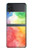S2945 Colorful Watercolor Case For Samsung Galaxy Z Flip 3 5G