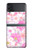 S3036 Pink Sweet Flower Flora Case For Samsung Galaxy Z Flip 3 5G