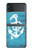 S3053 Marine Anchor Blue Case For Samsung Galaxy Z Flip 3 5G