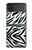 S3056 Zebra Skin Texture Graphic Printed Case For Samsung Galaxy Z Flip 3 5G