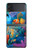 S3227 Underwater World Cartoon Case For Samsung Galaxy Z Flip 3 5G