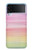 S3507 Colorful Rainbow Pastel Case For Samsung Galaxy Z Flip 3 5G