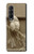S1386 Paper Sculpture Owl Case For Samsung Galaxy Z Fold 3 5G
