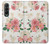 S1859 Rose Pattern Case For Samsung Galaxy Z Fold 3 5G