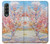 S2450 Van Gogh Peach Tree Blossom Case For Samsung Galaxy Z Fold 3 5G
