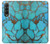 S2685 Aqua Turquoise Gemstone Graphic Printed Case For Samsung Galaxy Z Fold 3 5G