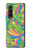 S3273 Flower Line Art Pattern Case For Samsung Galaxy Z Fold 3 5G