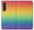 S3698 LGBT Gradient Pride Flag Case For Samsung Galaxy Z Fold 3 5G