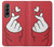 S3701 Mini Heart Love Sign Case For Samsung Galaxy Z Fold 3 5G