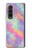 S3706 Pastel Rainbow Galaxy Pink Sky Case For Samsung Galaxy Z Fold 3 5G