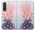 S3711 Pink Pineapple Case For Samsung Galaxy Z Fold 3 5G