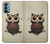 S0360 Coffee Owl Case For OnePlus Nord N200 5G