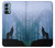 S0935 Wolf Howling in Forest Case For OnePlus Nord N200 5G
