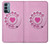 S2847 Pink Retro Rotary Phone Case For OnePlus Nord N200 5G