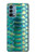 S3414 Green Snake Scale Graphic Print Case For OnePlus Nord N200 5G