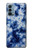 S3439 Fabric Indigo Tie Dye Case For OnePlus Nord N200 5G