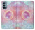 S3709 Pink Galaxy Case For OnePlus Nord N200 5G