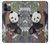 S3793 Cute Baby Panda Snow Painting Case For iPhone 12, iPhone 12 Pro